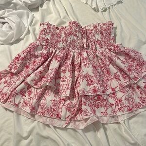NWOT Pink floral skirt